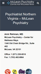 Mobile Screenshot of mcleanpsychiatry.com
